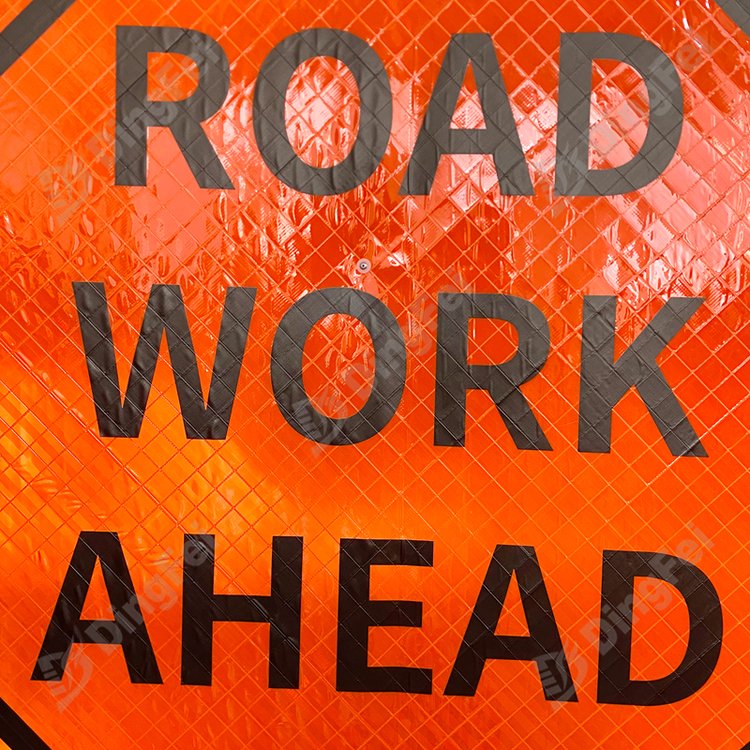 Utility Work Ahead Roll Up Sign - 